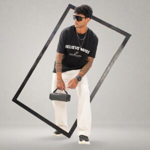 Man Black Classy T-Shirt